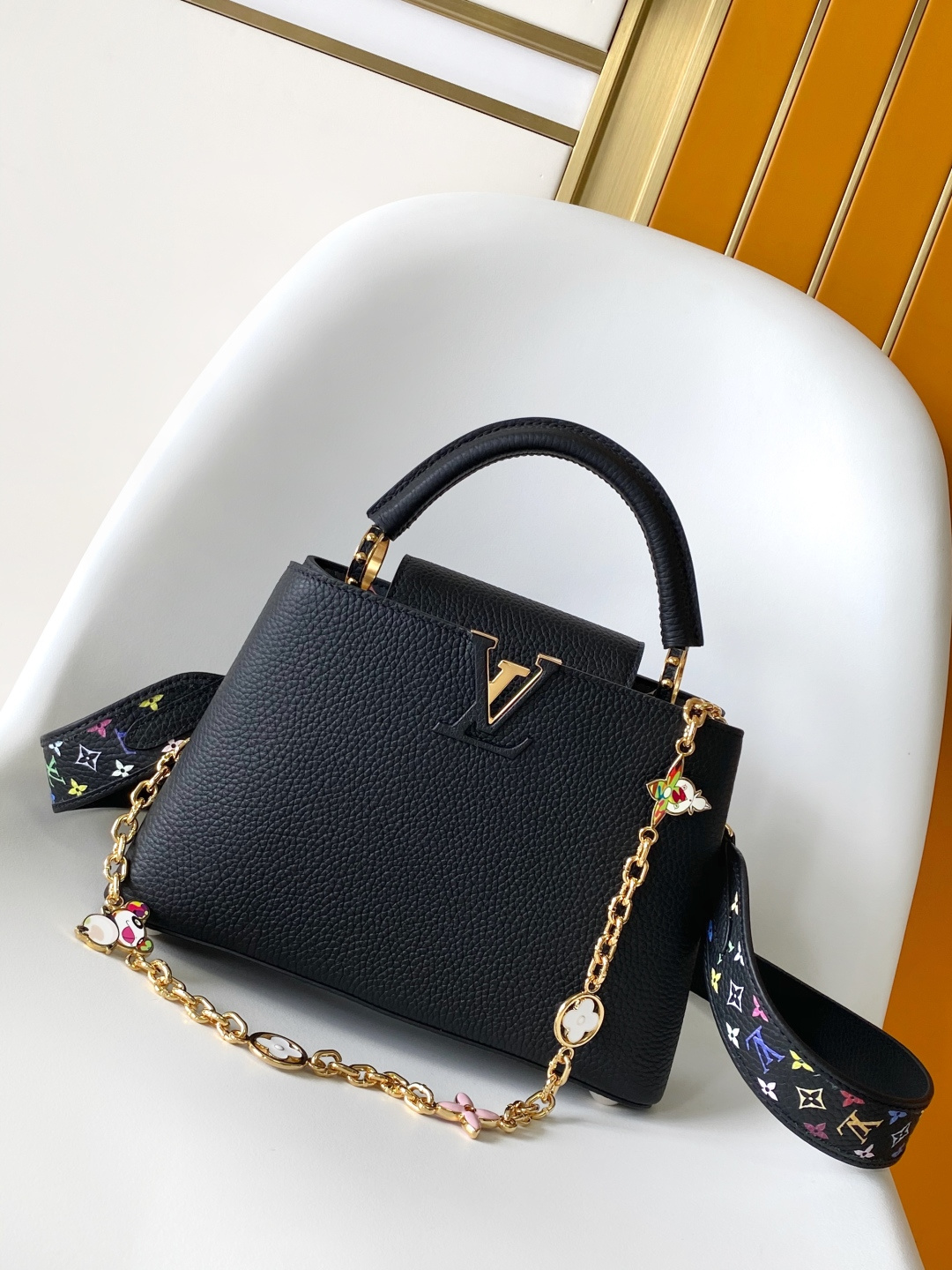 Louis Vuitton LV Speedy Soft 30 Handbag Monogram Eclipse Model M15102 Padlock Detail Elegant Look Luxury Designer